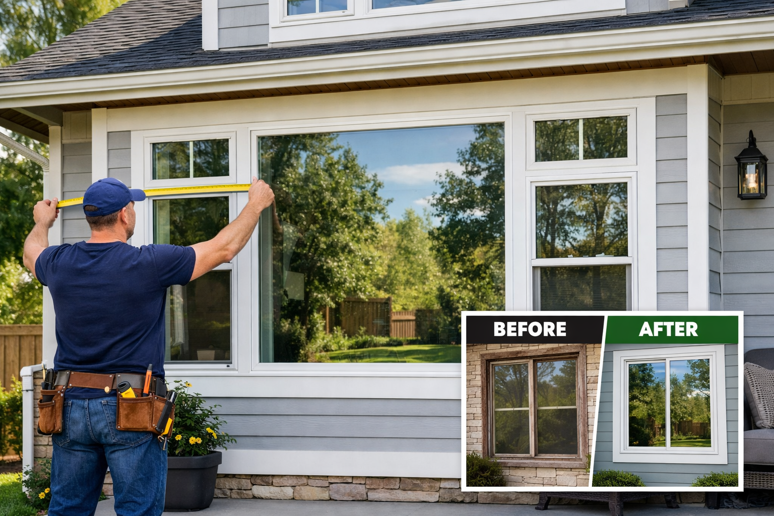 Window replacement and repair services in the USA